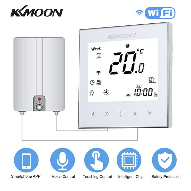 KKmoon LCD Digital Water/Gas Boiler Heating Thermostat with WiFi Connection 